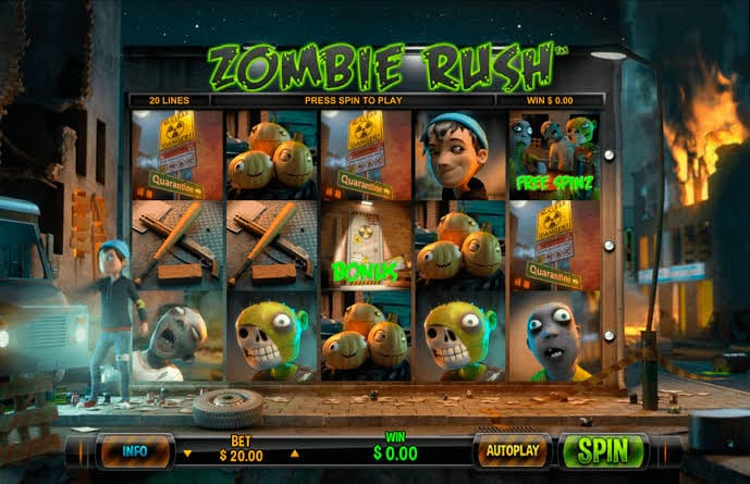 เกมซอมบี้ Zombie Rush